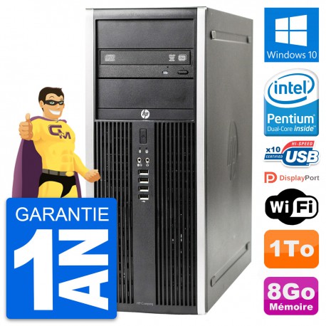 PC Tour HP Elite 8300 Intel Dual-Core G630 RAM 8Go Disque 1To Windows 10 Wifi