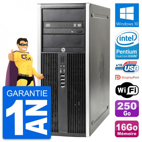PC Tour HP Elite 8300 Intel Dual-Core G630 RAM 16Go Disque 250Go Windows 10 Wifi