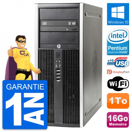 PC Tour HP Elite 8300 Intel Dual-Core G630 RAM 16Go Disque 1To Windows 10 Wifi