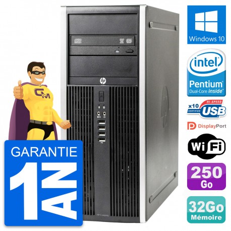 PC Tour HP Elite 8300 Intel Dual-Core G630 RAM 32Go Disque 250Go Windows 10 Wifi