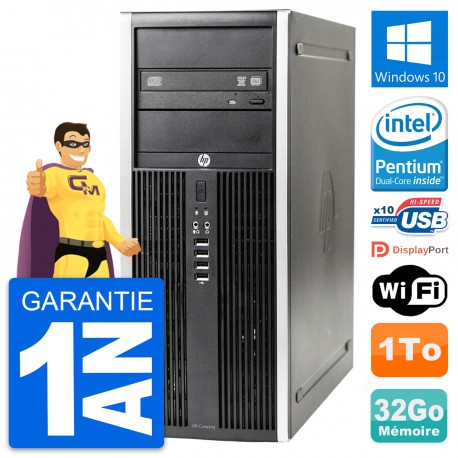 PC Tour HP Elite 8300 Intel Dual-Core G630 RAM 32Go Disque 1To Windows 10 Wifi