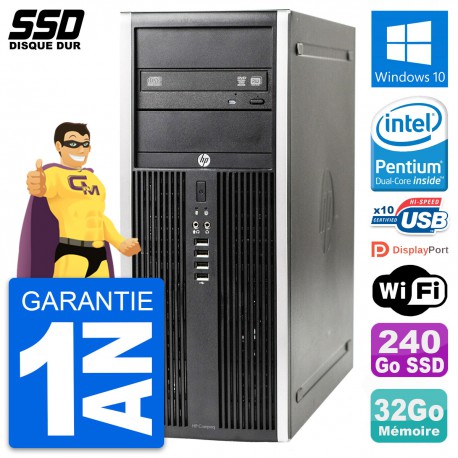 PC Tour HP Elite 8300 Intel Dual-Core G630 RAM 32Go SSD 240Go Windows 10 Wifi
