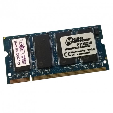256Mo RAM PC Portable SODIMM MicroMemory MMDDR333/256SO DDR1 PC-2700S 333MHz