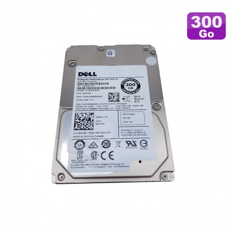 Disque Dur 300Go 2.5" SAS DELL ST300MM0006 9WE066-150 0PGHJG PGHJG 10K 2Mo