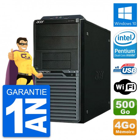PC Tour Acer Veriton M2630G Intel G3220 RAM 4Go Disque Dur 500Go Windows 10 Wifi