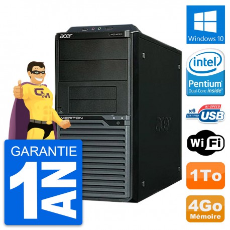 PC Tour Acer Veriton M2630G Intel G3220 RAM 4Go Disque Dur 1To Windows 10 Wifi