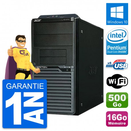 PC Tour Acer Veriton M2630G Intel G3220 RAM 16Go Disque 500Go Windows 10 Wifi