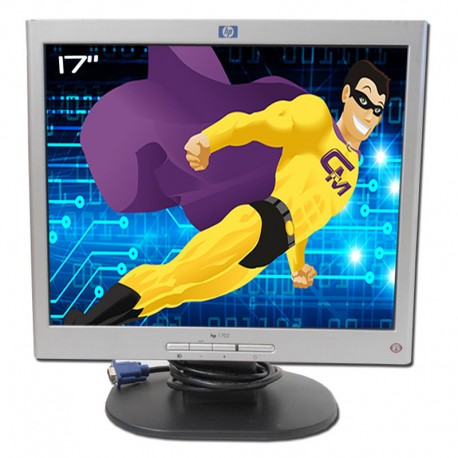 Ecran PC Pro 17" HP L1702 P9621D TFT Câble VGA intégré 1280x1024 VESA 43cm