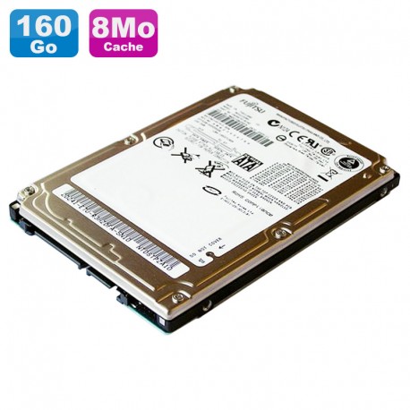 Disque Dur 160Go SATA 2.5" Fujitsu MJA2160BH 5400RPM Pc Portable 8Mo