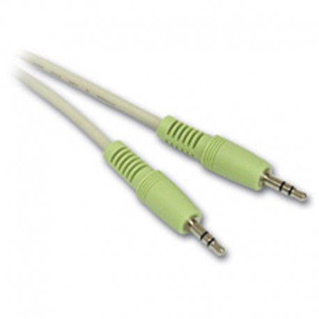 Câble Audio Jack 3.5mm Mâle 150cm Gris NEUF