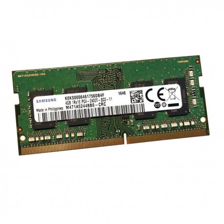 4Go RAM Samsung M471A5244BB0-CRC SODIMM DDR4 PC4-19200S 2400Mhz 1Rx16 1.2v CL17