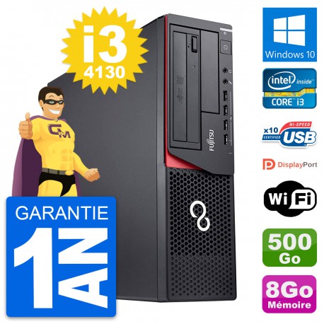 PC Fujitsu Esprimo E920 DT Intel i3-4130 RAM 8Go Disque 500Go Windows 10 Wifi