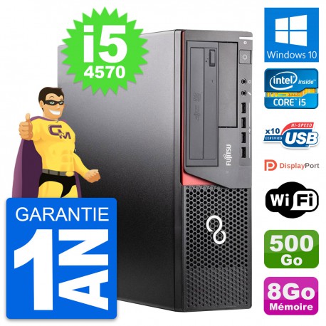 PC Fujitsu Esprimo E920 DT Intel i5-4570 RAM 8Go Disque 500Go Windows 10 Wifi
