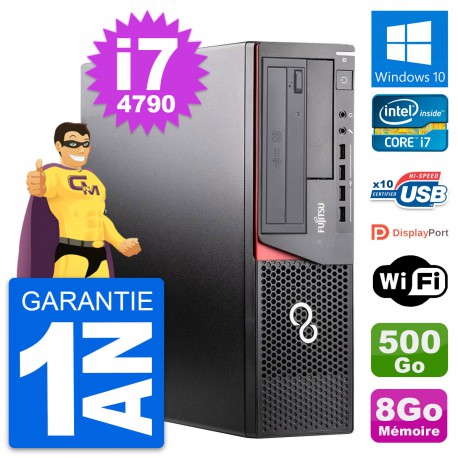 PC Fujitsu Esprimo E920 DT Intel i7-4790 RAM 8Go Disque 500Go Windows 10 Wifi