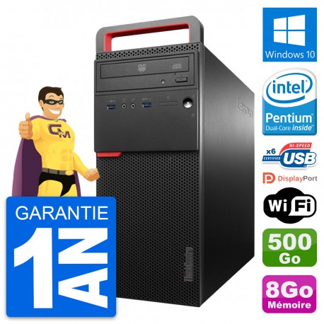 PC Tour Lenovo ThinkCentre M700 Intel G4400 RAM 8Go Disque 500Go Windows 10 Wifi