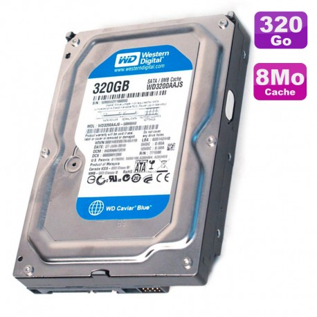 Disque Dur 320Go SATA 3.5" Western Digital Caviar Blue WD3200AAJS-56M0A0 7200