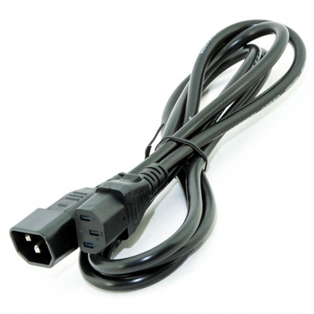 Adaptateur Rallonge Câble Alimentation Dell 0U9399 U9399 Noir 250V Power Cord