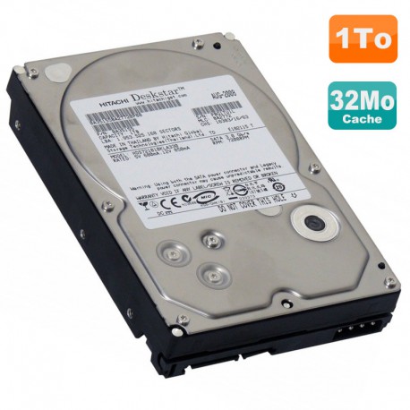 Disque Dur 1To HITACHI HDS721010KLA330 0A35155 3.5" SATA 3Gb/s 7200RPM 32Mo