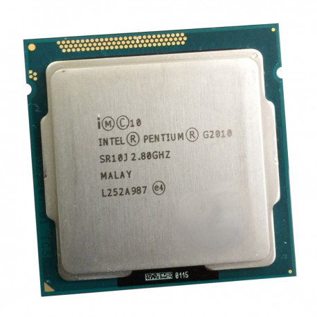 Processeur CPU Intel Pentium Dual-Core G2010 2.8Ghz SR10J LGA1155 3Mo 5GT/s