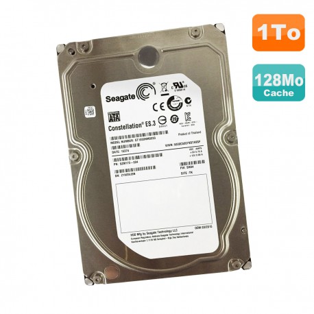 Disque Dur 1To SATA 3.5" Seagate ST1000NM0033 7200RPM 128Mo