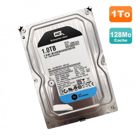 Disque Dur 3.5" 1To SATA Western Digital Se Scalability WD1002F9YZ-09H1JL0 128Mo