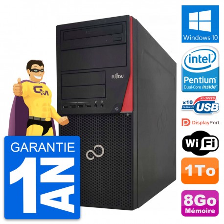PC Tour Fujitsu Esprimo P920 Intel G3220 RAM 8Go Disque Dur 1To Windows 10 Wifi