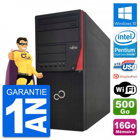 PC Tour Fujitsu Esprimo P920 Intel G3220 RAM 16Go Disque 500Go Windows 10 Wifi