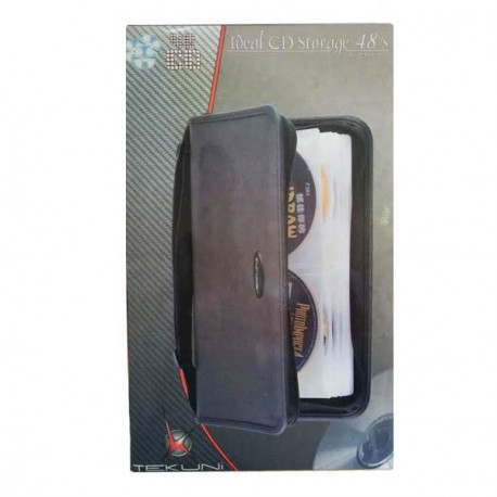Sacoche Rangement Tekuni 48 CD Housse Classeur CD-6148 DVD Blu-Ray Dj Pro NEUF