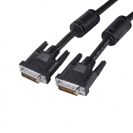 Câble DVI-D Ecran Plat Numérique Digital Visual Mâle 3 mètres 127511 Noir NEUF