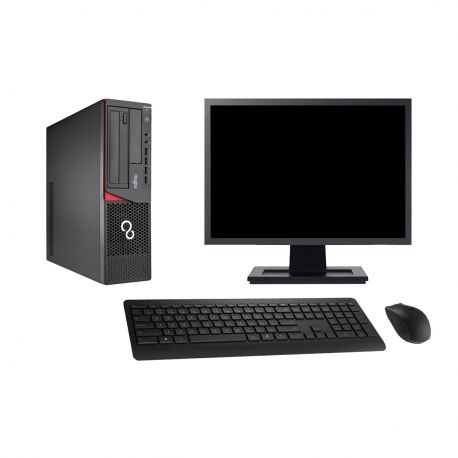 PC Fujitsu E720 DT Ecran 27" Intel i5-4570 RAM 4Go Disque 500Go Windows 10 Wifi
